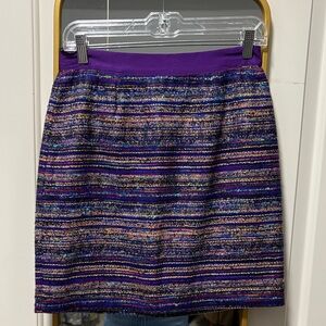 Kate Spade purple Striped Women's Skirt